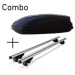 Valijon 410Lts + Barra Portaequipaje Aluminio Con Cerradura